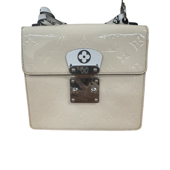 Louis Vuitton Bleecker Box Vernis Beige Pink Crossbody Bag NZ1139 - Picture 8 of 10